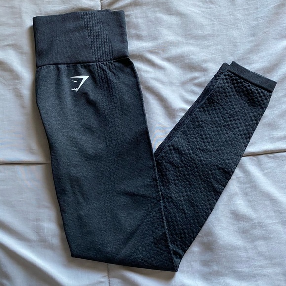Gymshark Pants - Black Seamless Gymshark Leggings